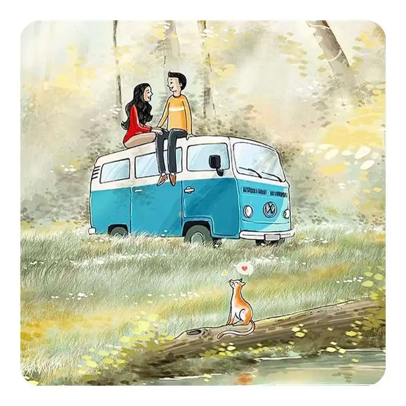 مگنت طرح عاشقانه مدل mg10128