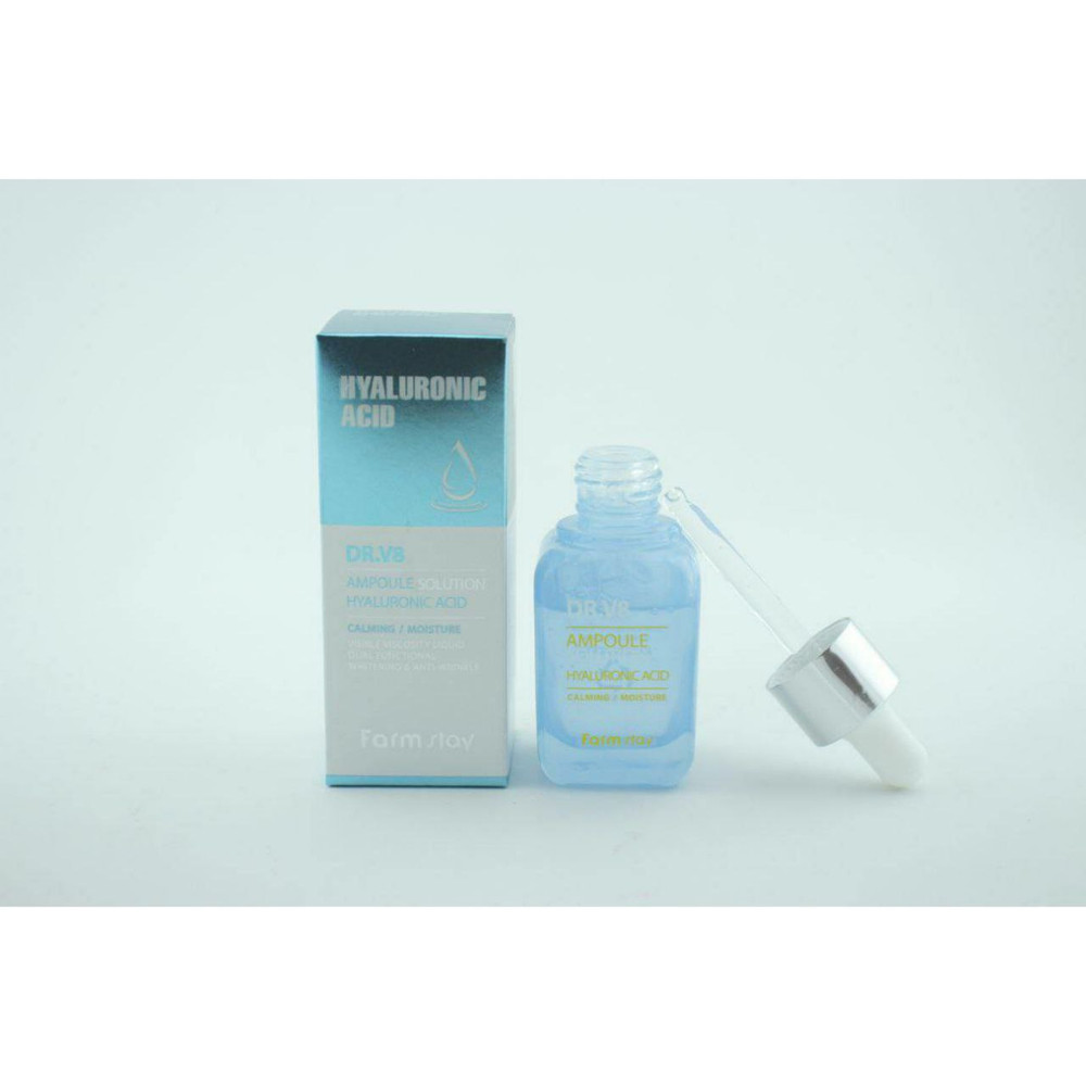 سرم پوست فارم استی مدل solution hyaluronic acid حجم 30 میلی لیتر