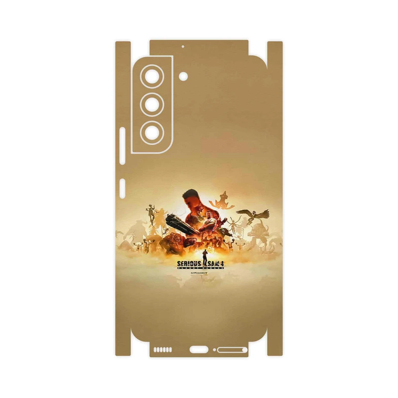 برچسب پوششی ماهوت مدل Serious Sam Game Series-FullSkin مناسب برای گوشی موبایل سامسونگ Galaxy S22 5G