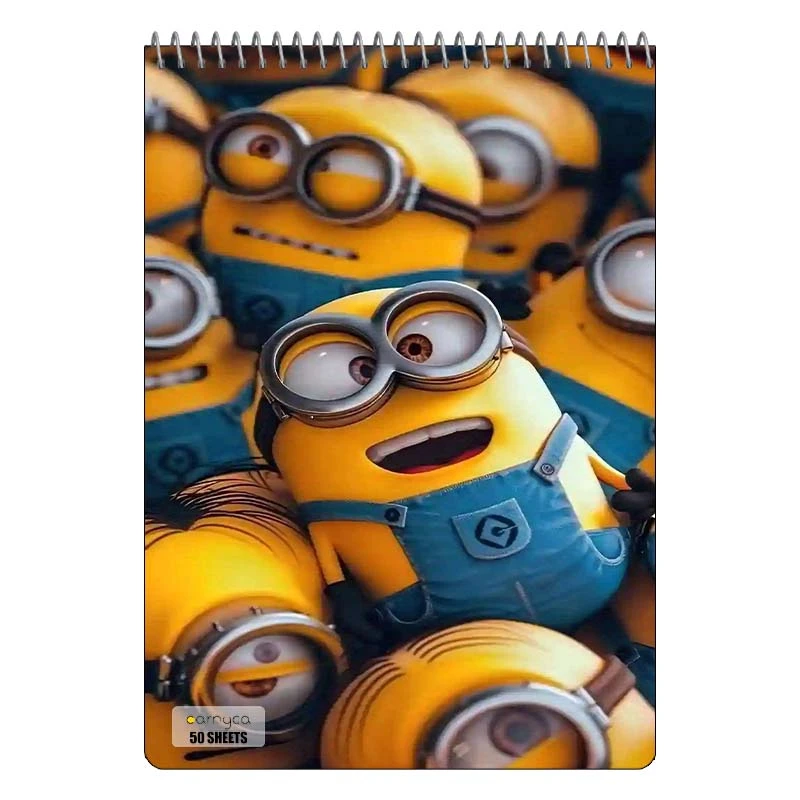 دفتر نقاشی 50 برگ سیمی کارنیکا طرح من نفرت انگیز Despicable Me کد 88775