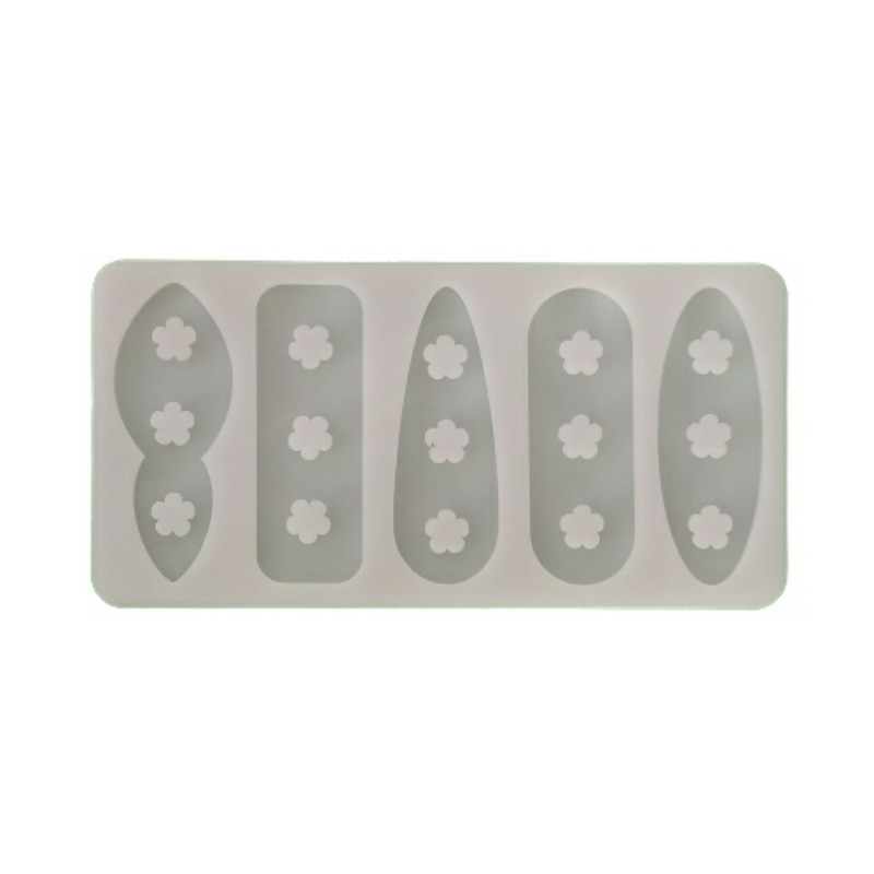 قالب رزین مدل گیره موی سر طرح گل