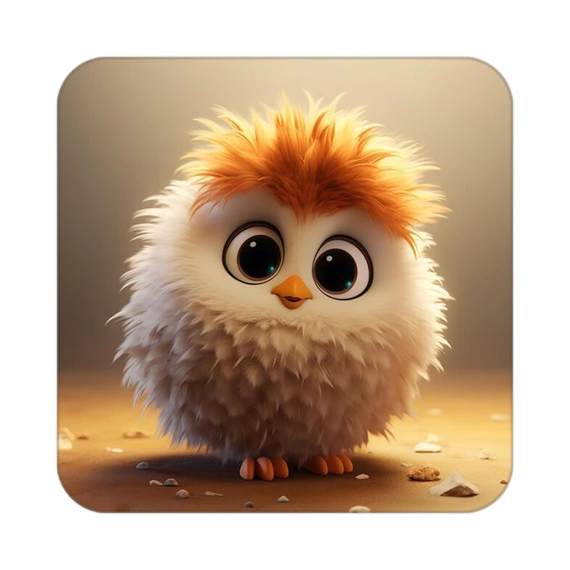 زیر لیوانی کاکتی طرح حیوانات کارتونی مدل mp28073