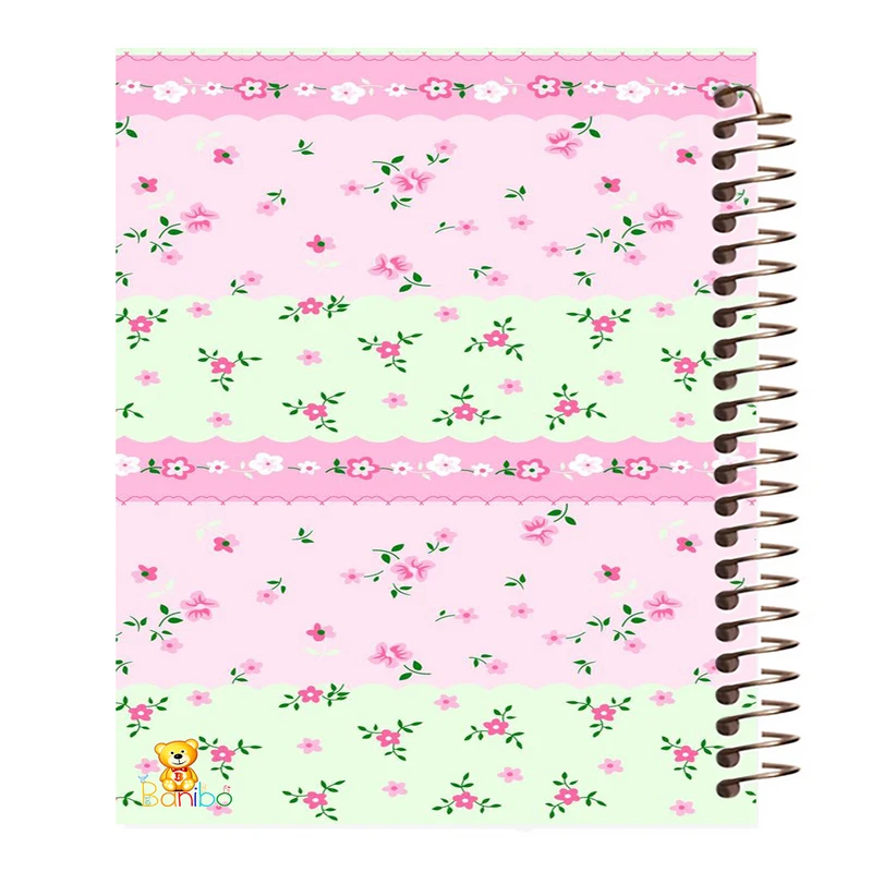 دفتر نقاشی 50 برگ بانیبو مدل گل کد 308