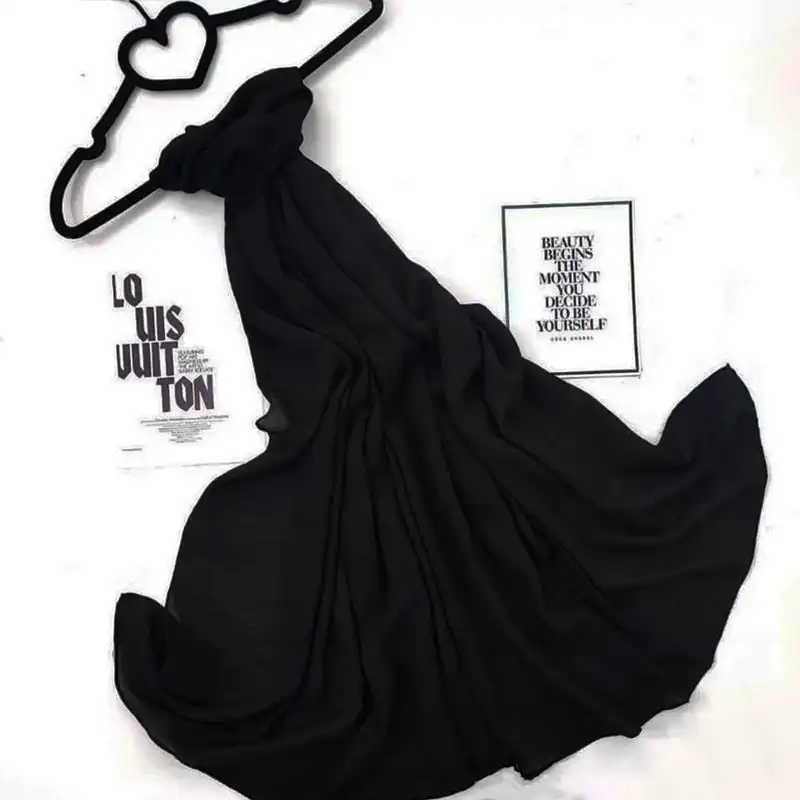 شال زنانه مدل نخی خنک ساده منگوله دار کد a-20855