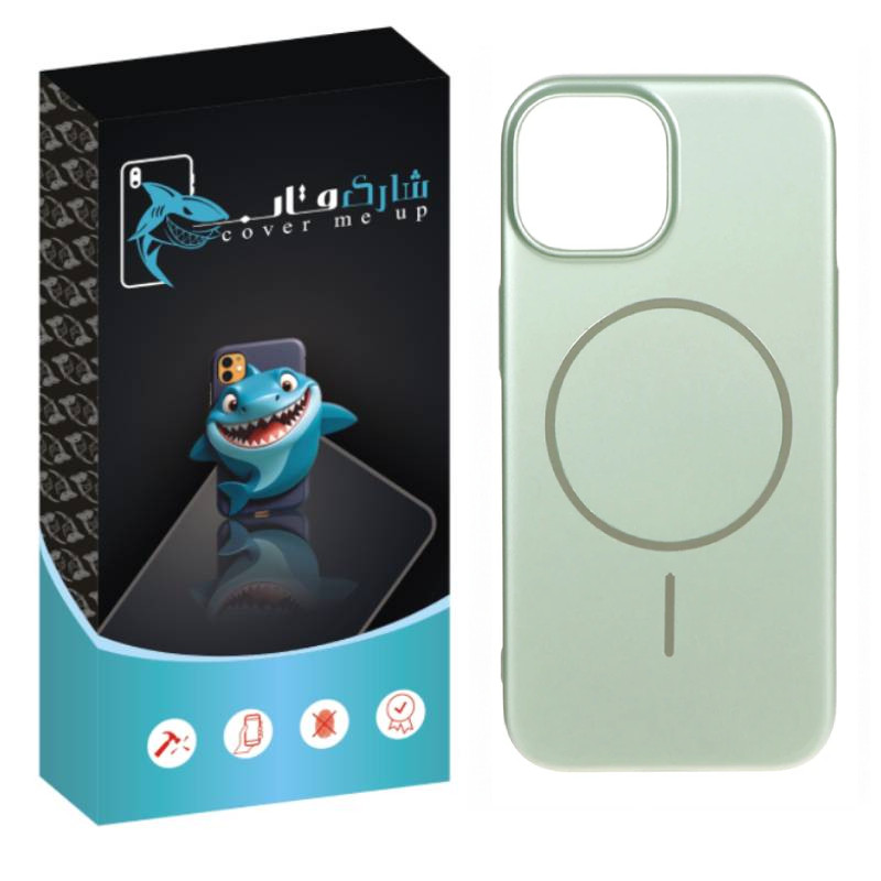 کاور شارک قاب مدل متالیک مناسب برای گوشی موبایل اپل Iphone 13 / 14