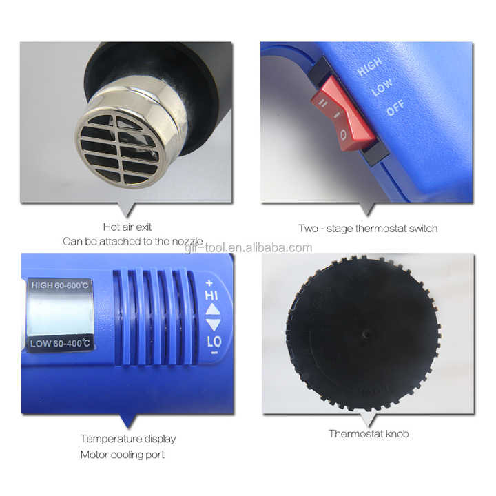 سشوار صنعتی گنگ جو مدل GJ-8016LCD