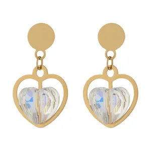 گوشواره طلا 18 عیار زنانه الن نار مدل 0879