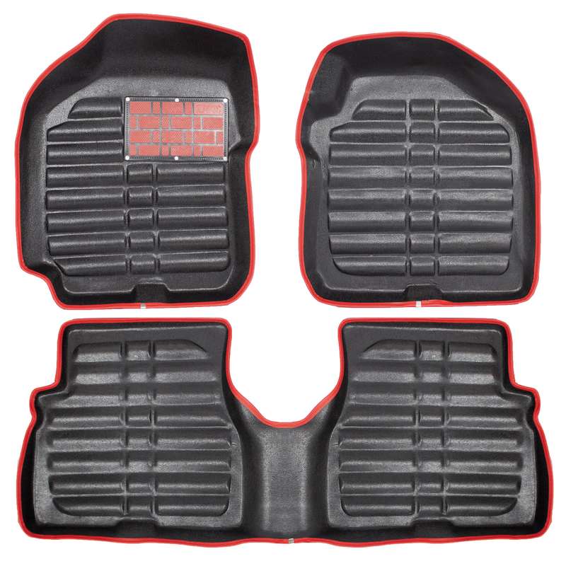 کفپوش سه بعدی خودرو مدل A-h دو رنگ مناسب برای ساینا