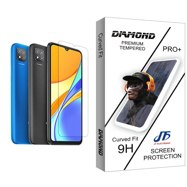 محافظ صفحه نمایش جی اف مدل Diamond Glass MIX001 مناسب برای گوشی موبایل شیائومی Redmi 9C