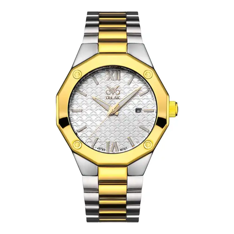ست ساعت مچی عقربه ای زنانه و مردانه اوبلاک مدل 72723