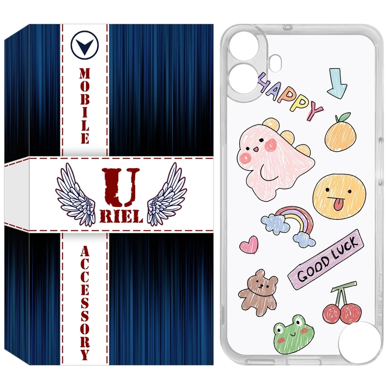 کاور یوریل مدل Clear کد 10 طرح نقاشی مناسب برای گوشی موبایل ناتینگ فون Nothing CMF Phone 1