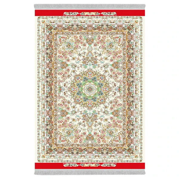 فرش پارچه‌ای دفه مدل فرشینه طرح مدرن کد 989