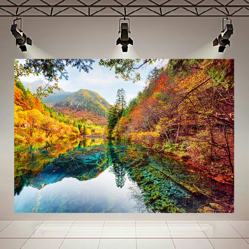 تابلو شاسی طرح طبیعت مدل Jiuzhaigou National Park کد AR669