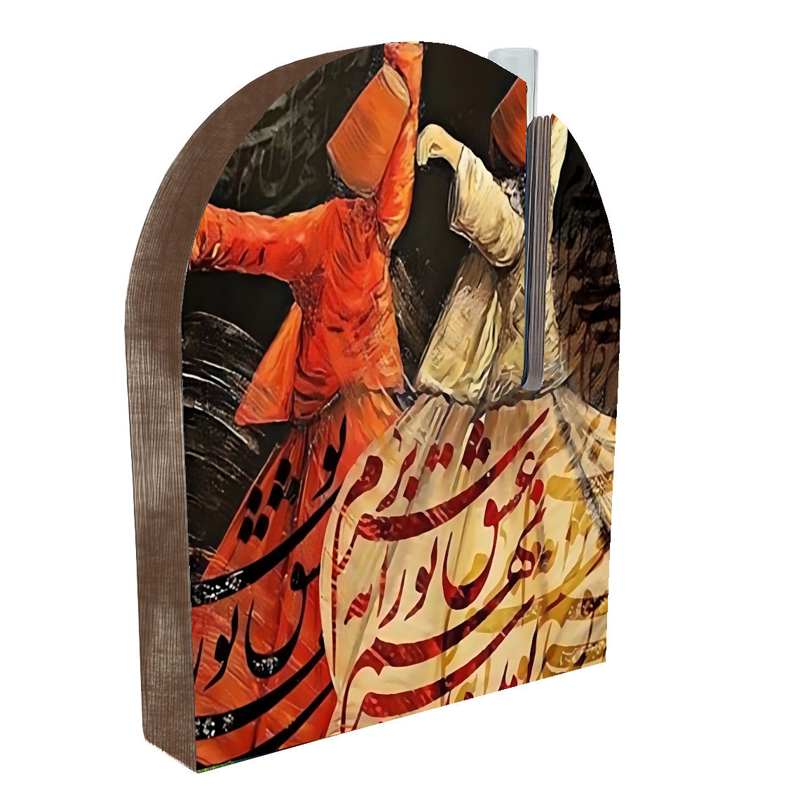 گلدان دکوری مدل سنتی دو رو طرح سماع FPW028 گلدان دکوری مدل سنتی دو رو طرح سماع FPW028