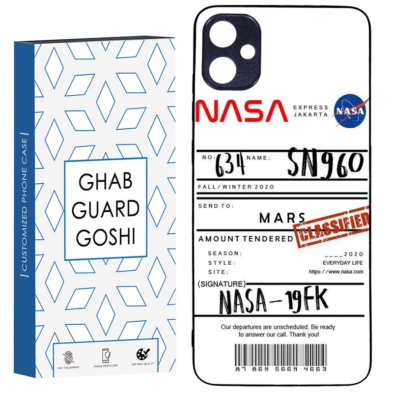 کاور قاب گارد گوشی طرح ناسا کد TPU-192 مناسب برای گوشی موبایل سامسونگ Galaxy A05