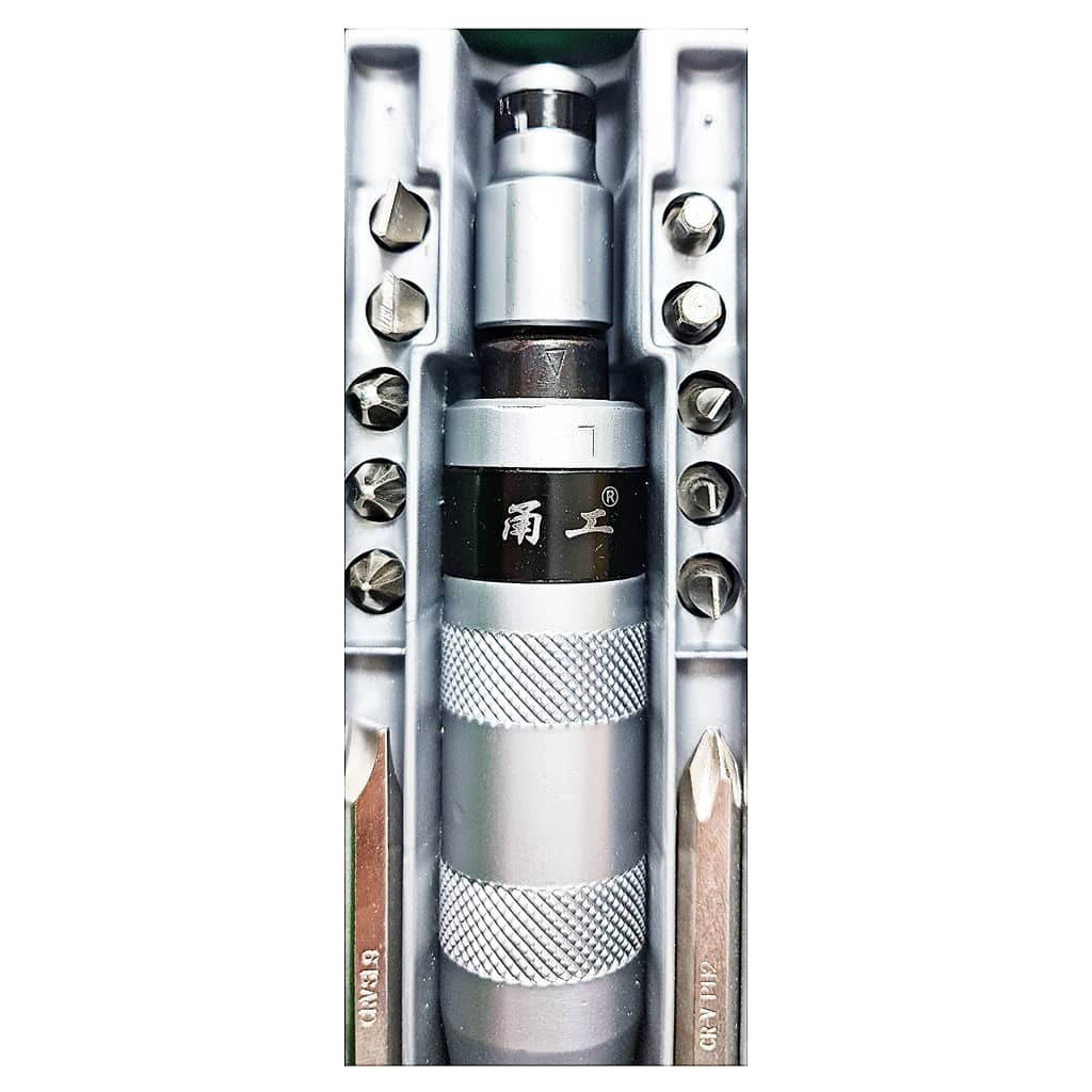 پیچ گوشتی ضربه خور مدل  IMPACT DRIVER SET ISB بسته 13 عددی