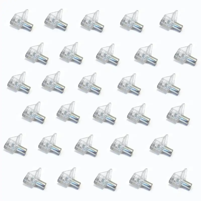 پایه نگهدارنده طبقه کابینت مدل شفاف بسته 30 عددی