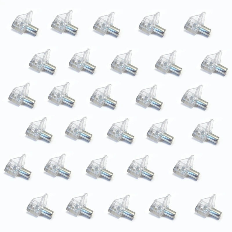 پایه نگهدارنده طبقه کابینت مدل شفاف بسته 30 عددی