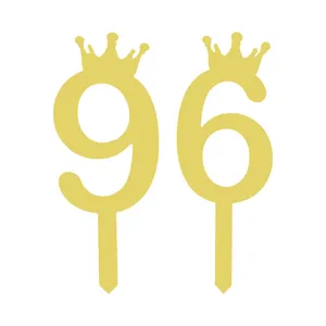 تاپر کیک هانستو مدل عدد 96 کد TPN96 مجموعه 2 عددی