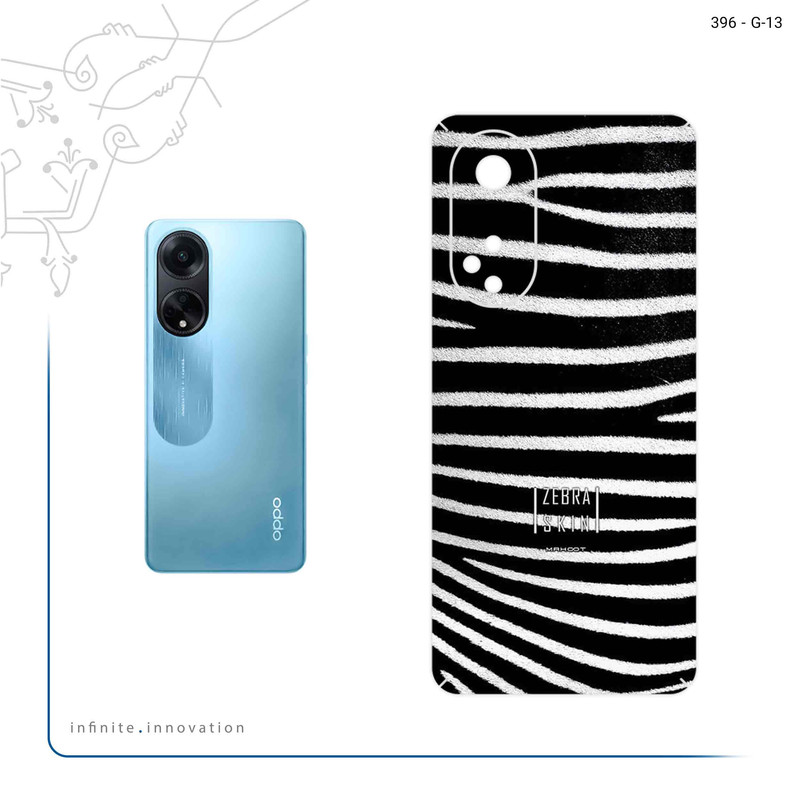 برچسب پوششی ماهوت مدل Zebra Skin مناسب برای گوشی موبایل اپو A98