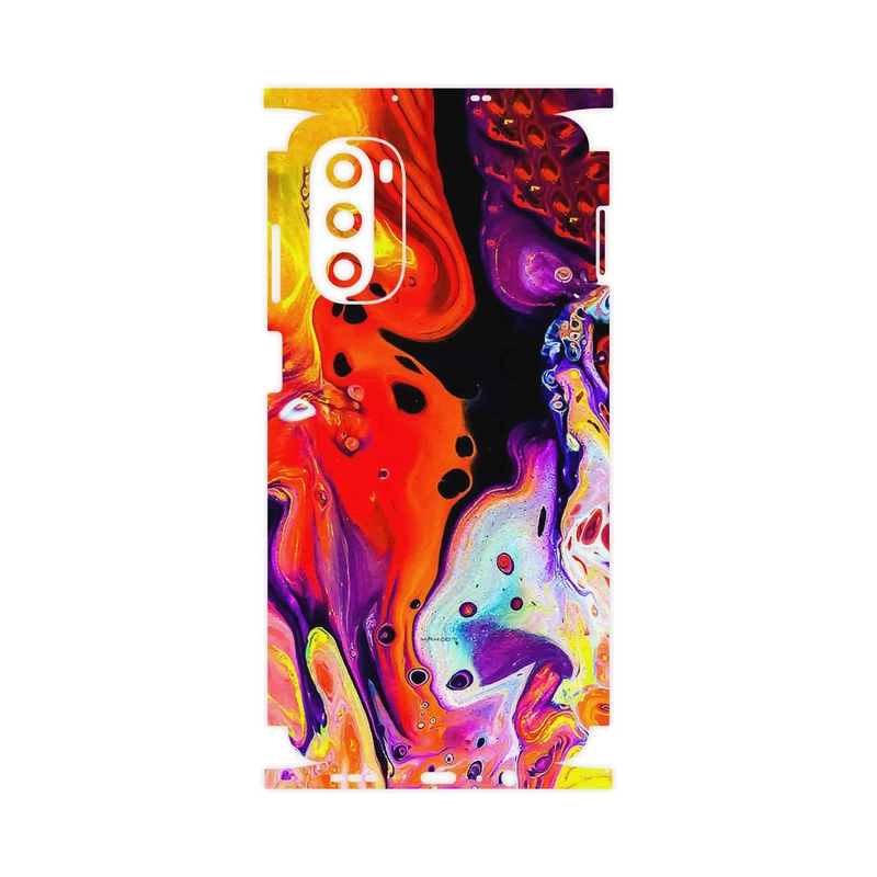 برچسب پوششی ماهوت مدل Abstract Oil Art-FullSkin مناسب برای گوشی موبایل موتورولا Moto G52