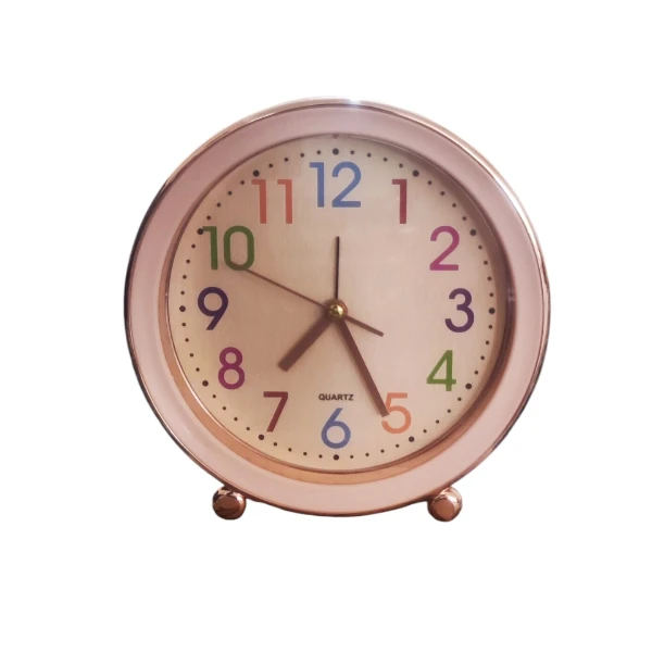 ساعت رومیزی عقربه‌ای مدل دایره ای HY2059