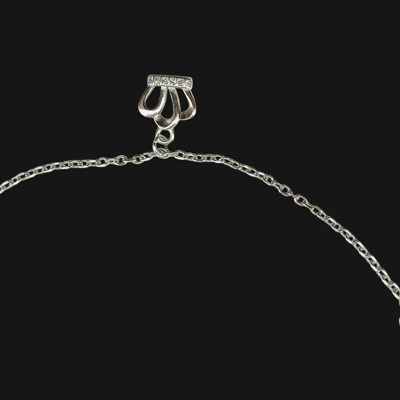 پابند نقره زنانه مدل تاج کد 001