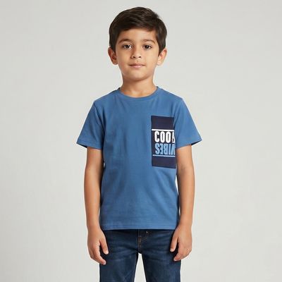 تی شرت آستین کوتاه پسرانه پیپرتس مدل 11178128