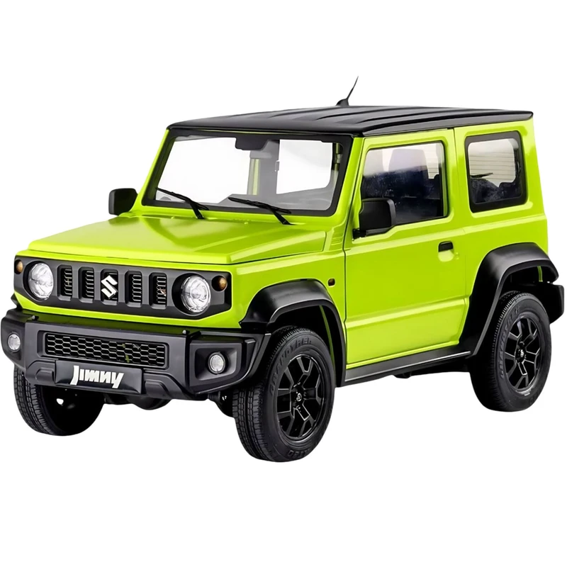  ماکت ماشین ناب سل مدل سوزوکی جیمنی فلزی سه در چراغدار موزیکال عقب کش کد Metallic Jimny with musical lights and pull-back 