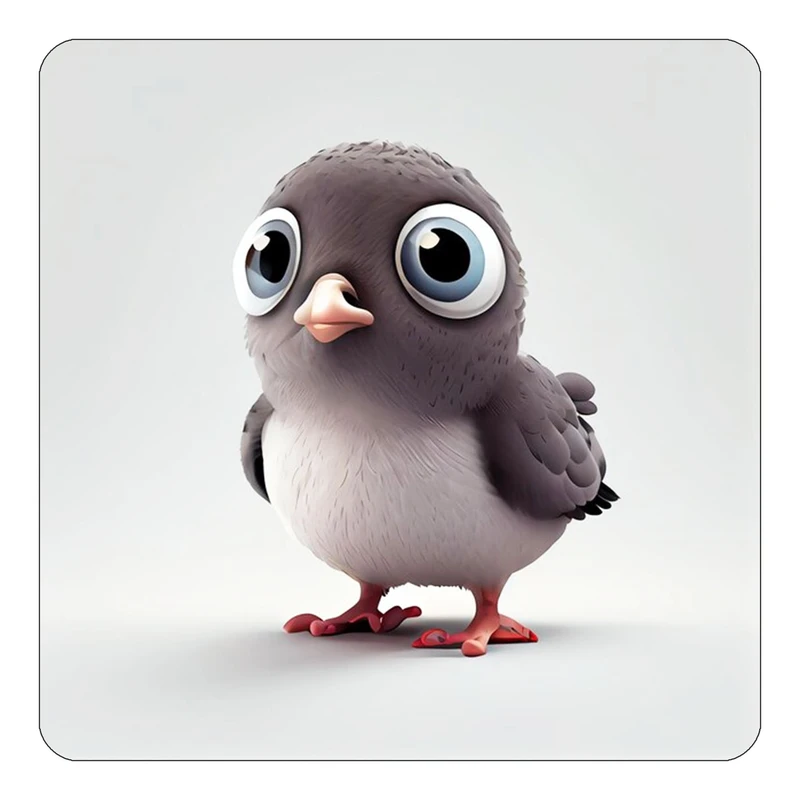 مگنت کاکتی طرح حیوانات کارتونی مدل mp27459