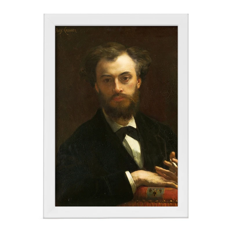 تابلو خندالو مدل پرتره پیر الکساندر کابانل  کد F12199