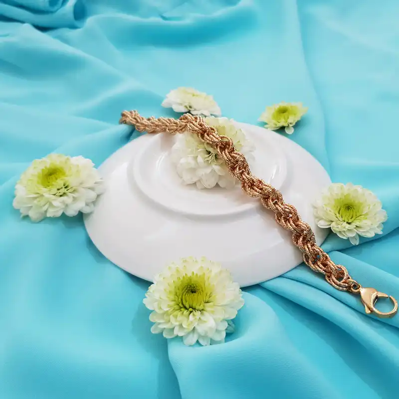 دستبند زنانه ژوپینگ مدل بافت کد D-25-1