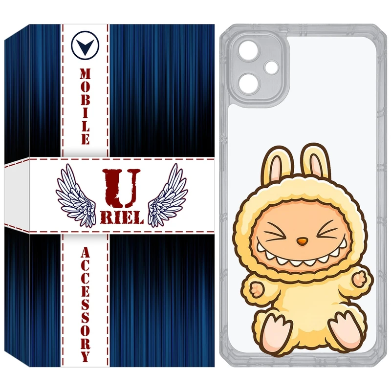 کاور یوریل مدل Clear کد 135 طرح لبوبو Labubu مناسب برای گوشی موبایل سامسونگ Galaxy A05