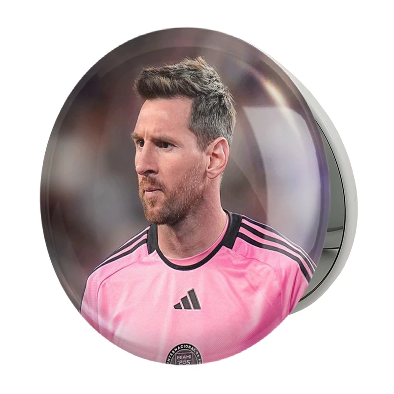 آینه جیبی خندالو طرح لیونل مسی مدل تاشو کد 36473