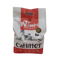 خاک بستر گربه تک تون مدل گرانوله سوپرکلامپ کربن اکتیو وزن 8 کیلوگرم