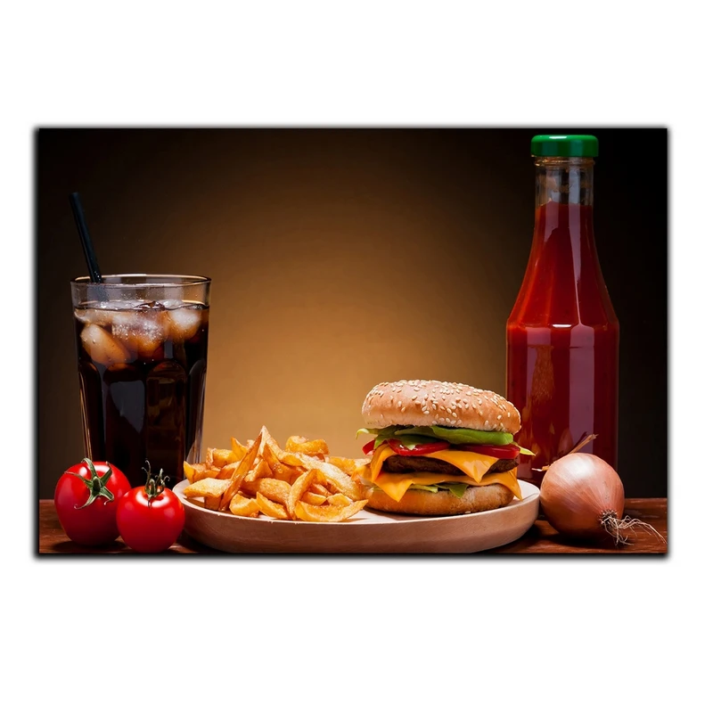 تابلو شاسی بکلیت طرح فست فود چیز برگر مدل SH-4935