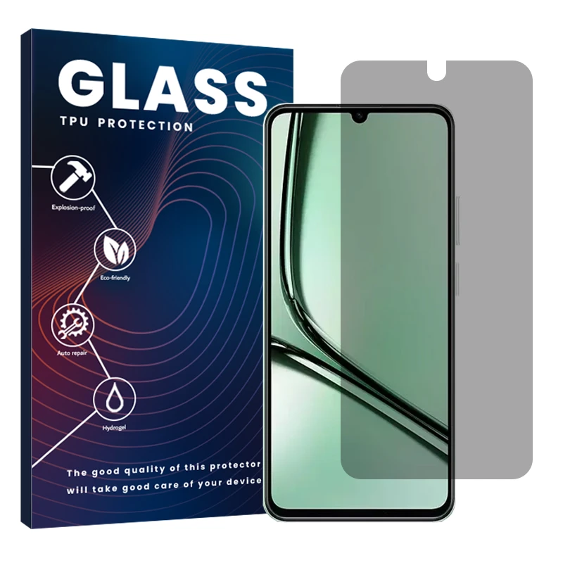 محافظ صفحه نمایش حریم شخصی گلس مدل Resistant مناسب برای گوشی موبایل ریلمی Note 60X