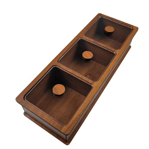 جعبه پذیرایی طرح 3 خانه کد ac-21