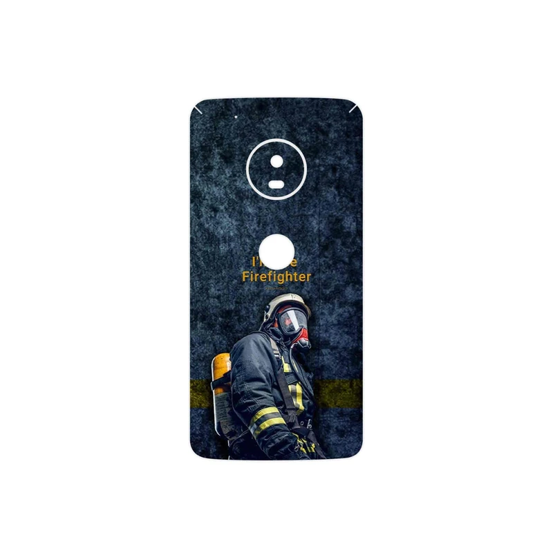 برچسب پوششی ماهوت مدل Firefighter مناسب برای گوشی موبایل موتورولا Moto G5 Plus