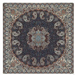 رومیزی ترمه مدل مربع طرح نسترن