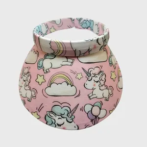 کلاه آفتابگیر بچگانه مدل یونیکورن