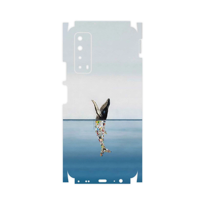 برچسب پوششی ماهوت مدل Collage of Sea Trash-FullSkin مناسب برای گوشی موبایل هوآوی Y7a