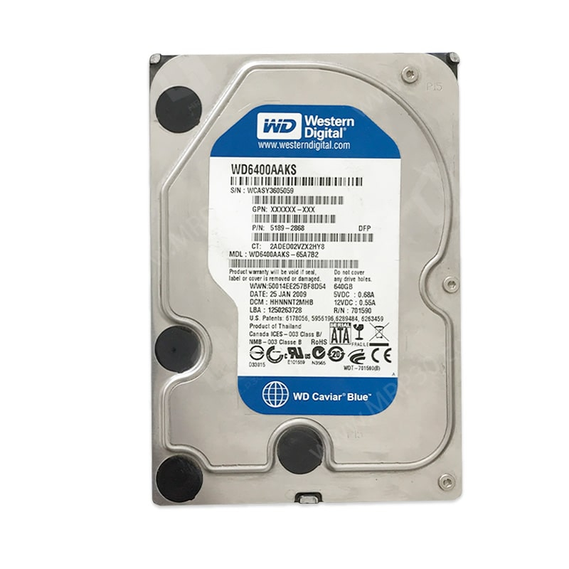 هارددیسک اینترنال وسترن دیجیتال مدل WD blue ظرفیت 640 ترابایت