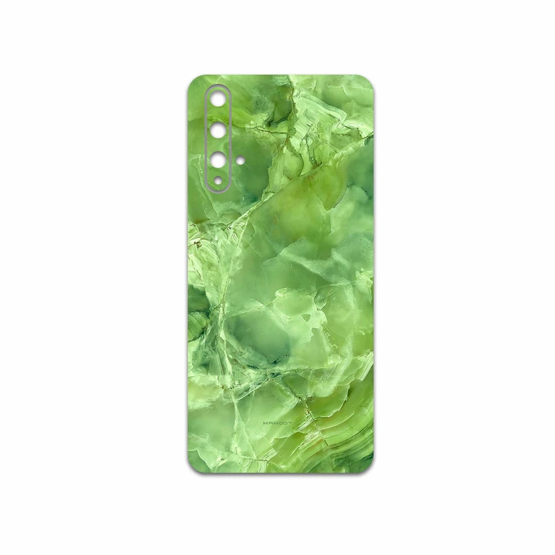 برچسب پوششی ماهوت مدل Green-Crystal-Marble مناسب برای گوشی موبایل هوآوی Nova 5T