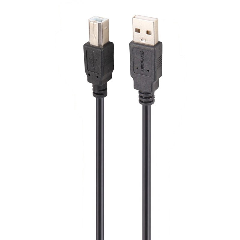 کابل USB پرینتر سان وست مدل sun-2025 طول 10 متر
