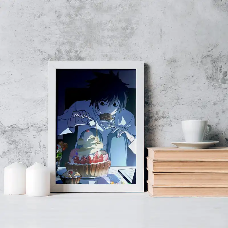 تابلو خندالو مدل ال انیمه دفترچه مرگ کد 15769