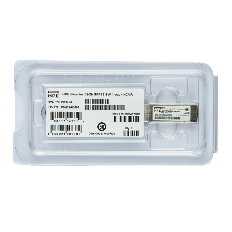 ماژول فیبر نوری اچ پی ای مدل  32Gb SFP28 SW 1-PACK XCVR SFP