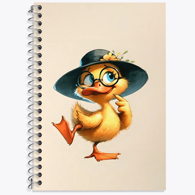 دفتر لغت 50 برگ خندالو طرح اردک بامزه کد N5498