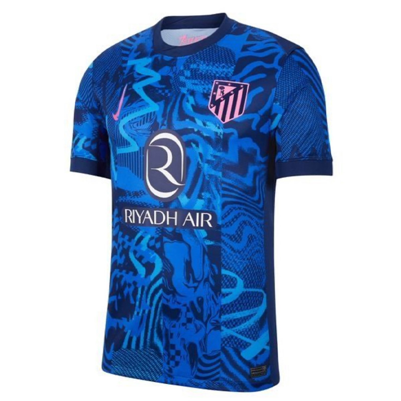 ست تی شرت و شلوارک ورزشی مردانه مدل اتلتیکو مادرید Away 2025