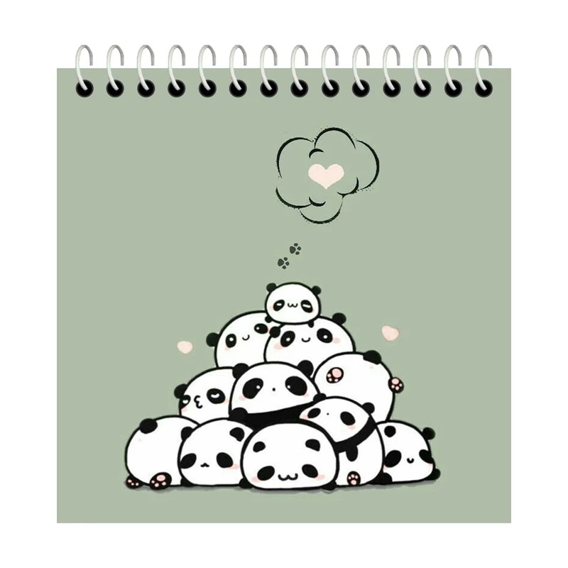 دفترچه یادداشت 50 برگ آلبالو مدل پاندا فانتزی کد 4081